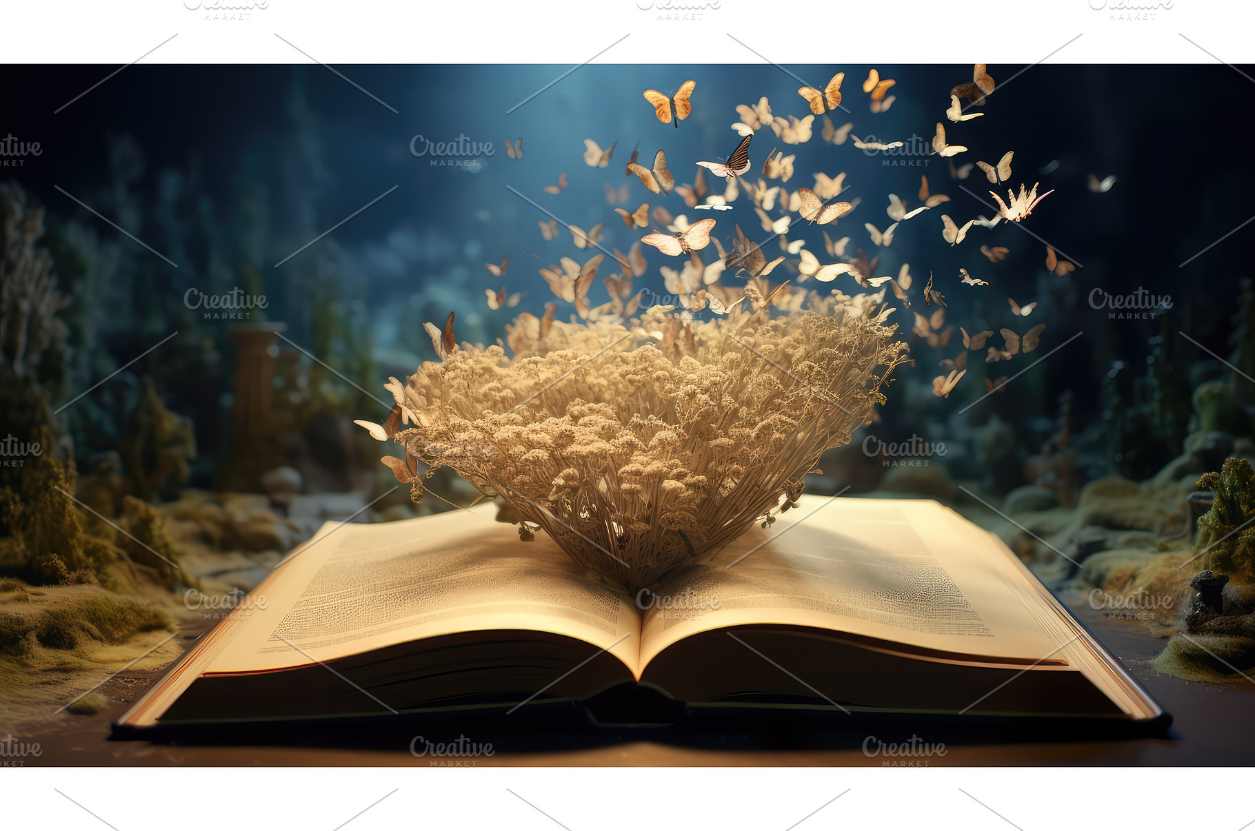 storytelling book animation ai, a Technology Photo by pikepicture