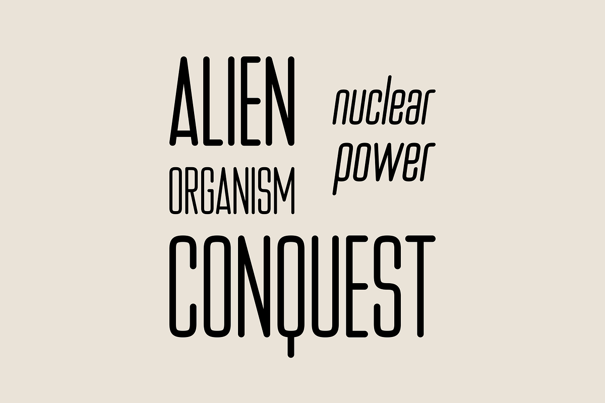 Sonico - Font Family preview 7