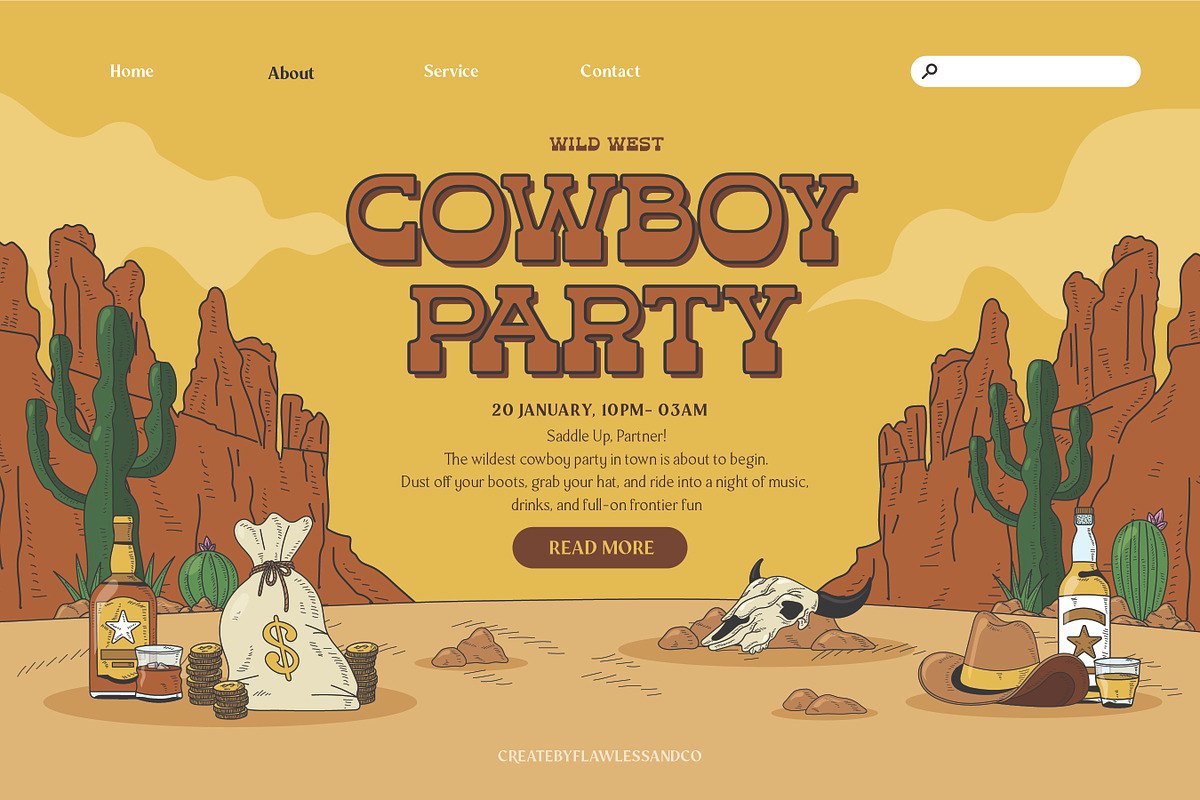 Dusty Rodeo - Vintage Western Font, a Serif Font by Flawless And Co (Photo 3 of 10)