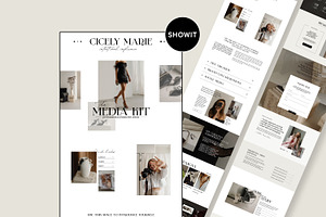 Media Kit Website Template, a Websites & App Template by Field Digital