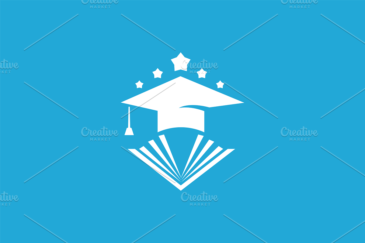 Book and Graduation Cap Logo, a Branding & Logo Template by Advateik ™ (Photo 2 of 4)