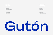 Guton Sans Serif Family, a Sans Serif Font by Yukita Creative (Thumbnail 1 of 12)
