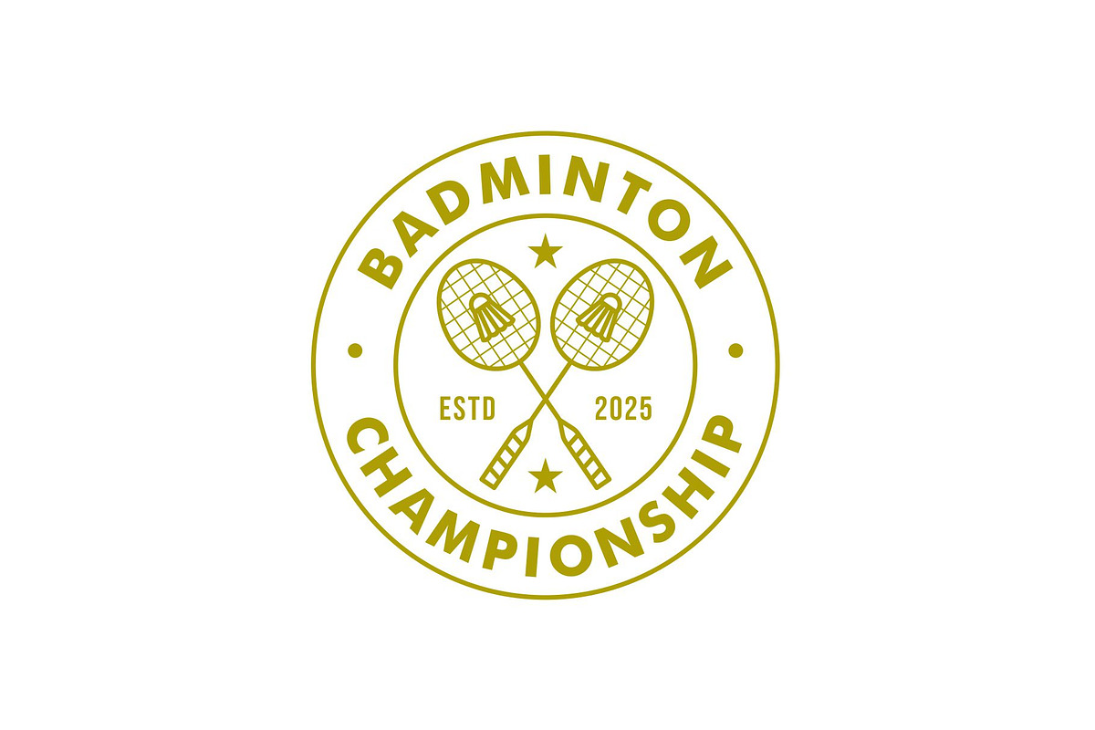 Badminton Sport Emblem Badge Logo, a Branding & Logo Template by Buqancreative (Photo 1 of 4)
