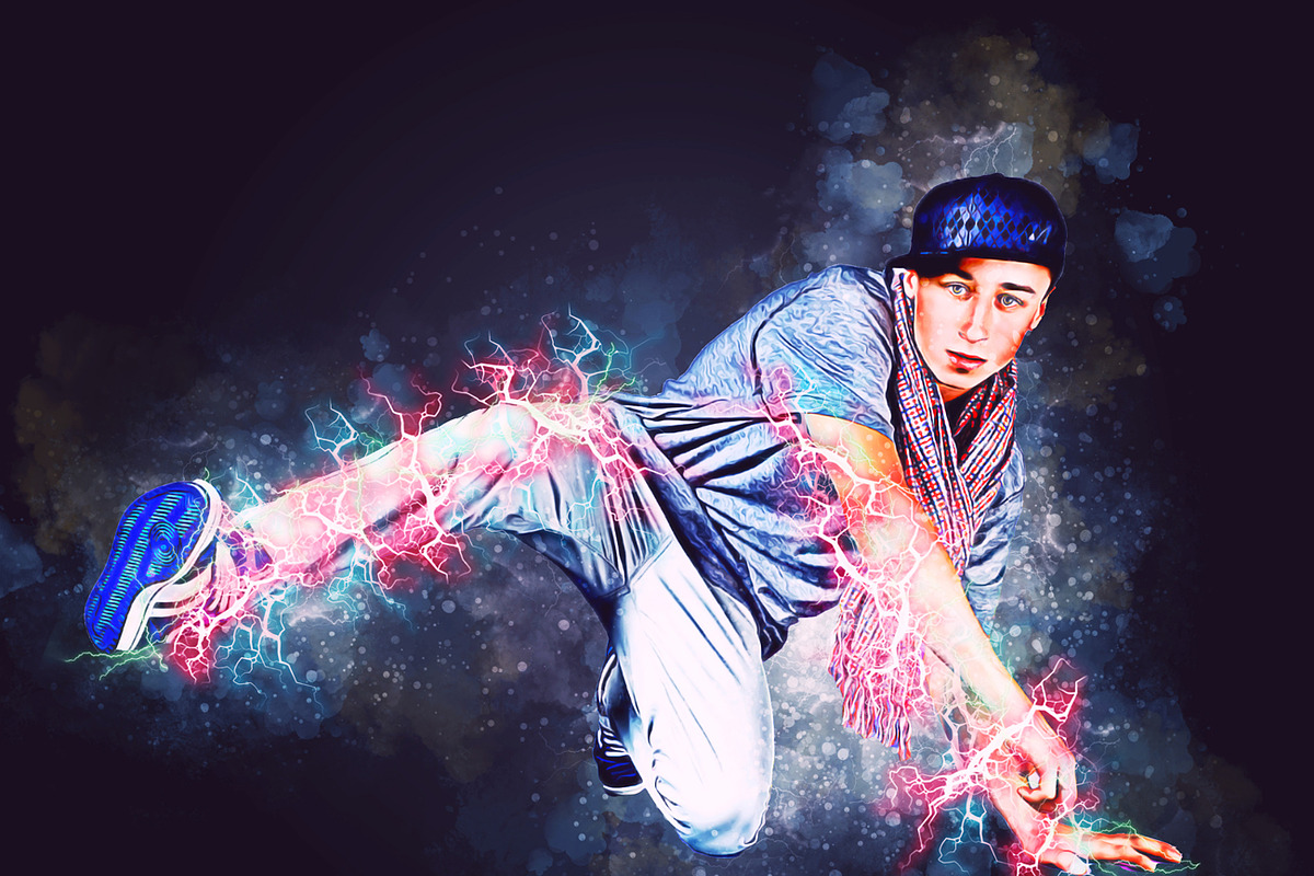 Power Effect Photoshop Action, an Action Add-On by Studio Retouch