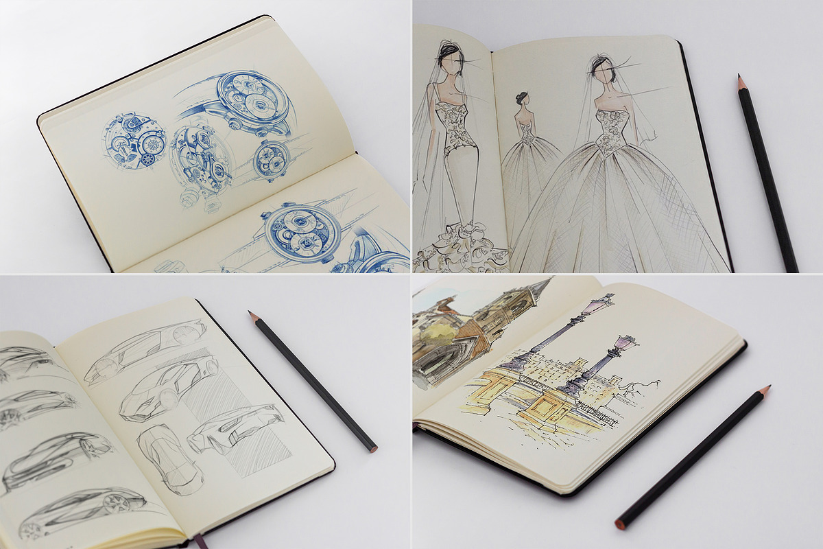 Sketchbook Mockups, a Print Template by Andre28 (Photo 5 of 9)