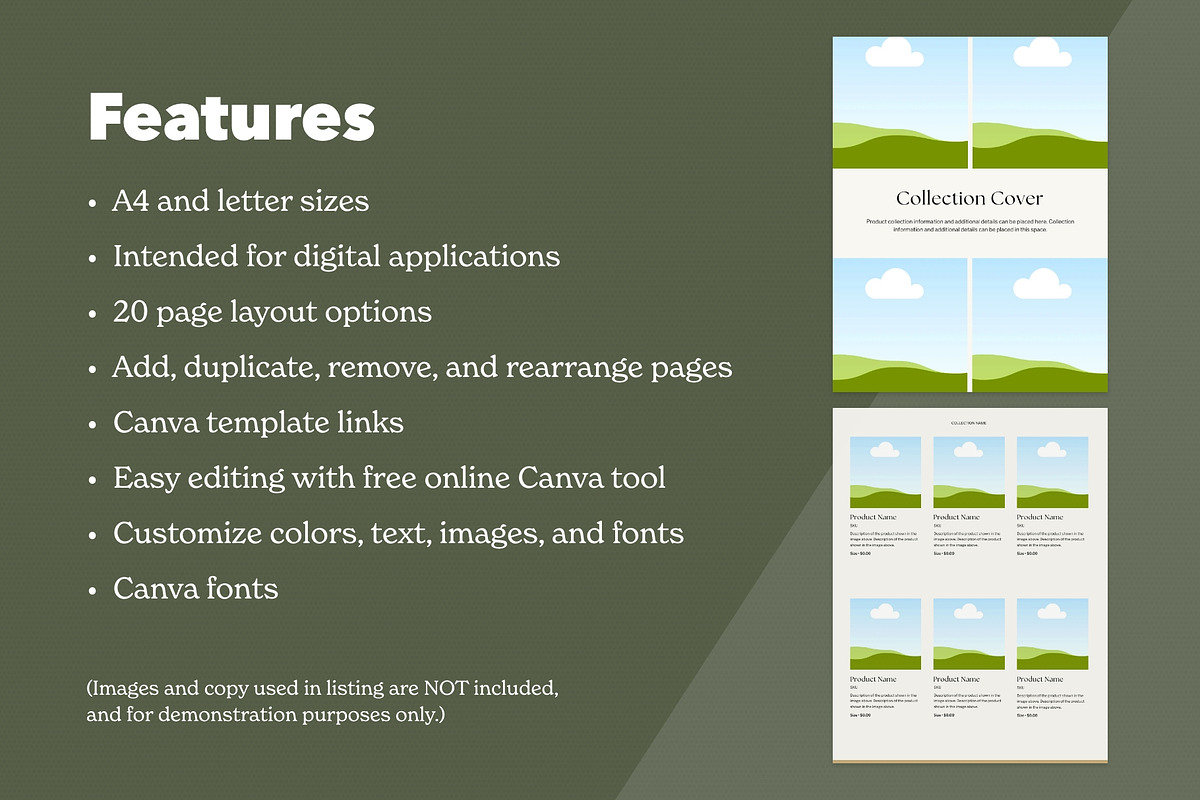 Canva Wholesale Catalog Template, a Brochure Template by Dandymark (Photo 4 of 12)