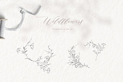 Wildflowers wreath, floral wedding, an Illustration by Summer Nightingale Art (Thumbnail 4 of 6)