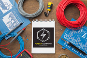 Electrical Company Logo Design, a Branding & Logo Template by YUDesignStore (Thumbnail 6 of 6)
