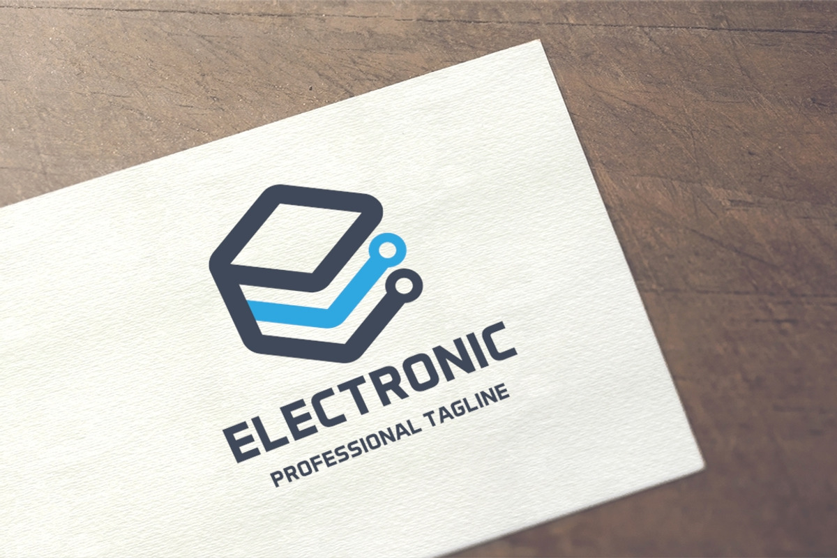 Letter E - Electronic Logo, a Branding & Logo Template by Design_Planet