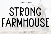 Strong Farmhouse, a Sans Serif Font by InermediaSTUDIO (Thumbnail 1 of 8)