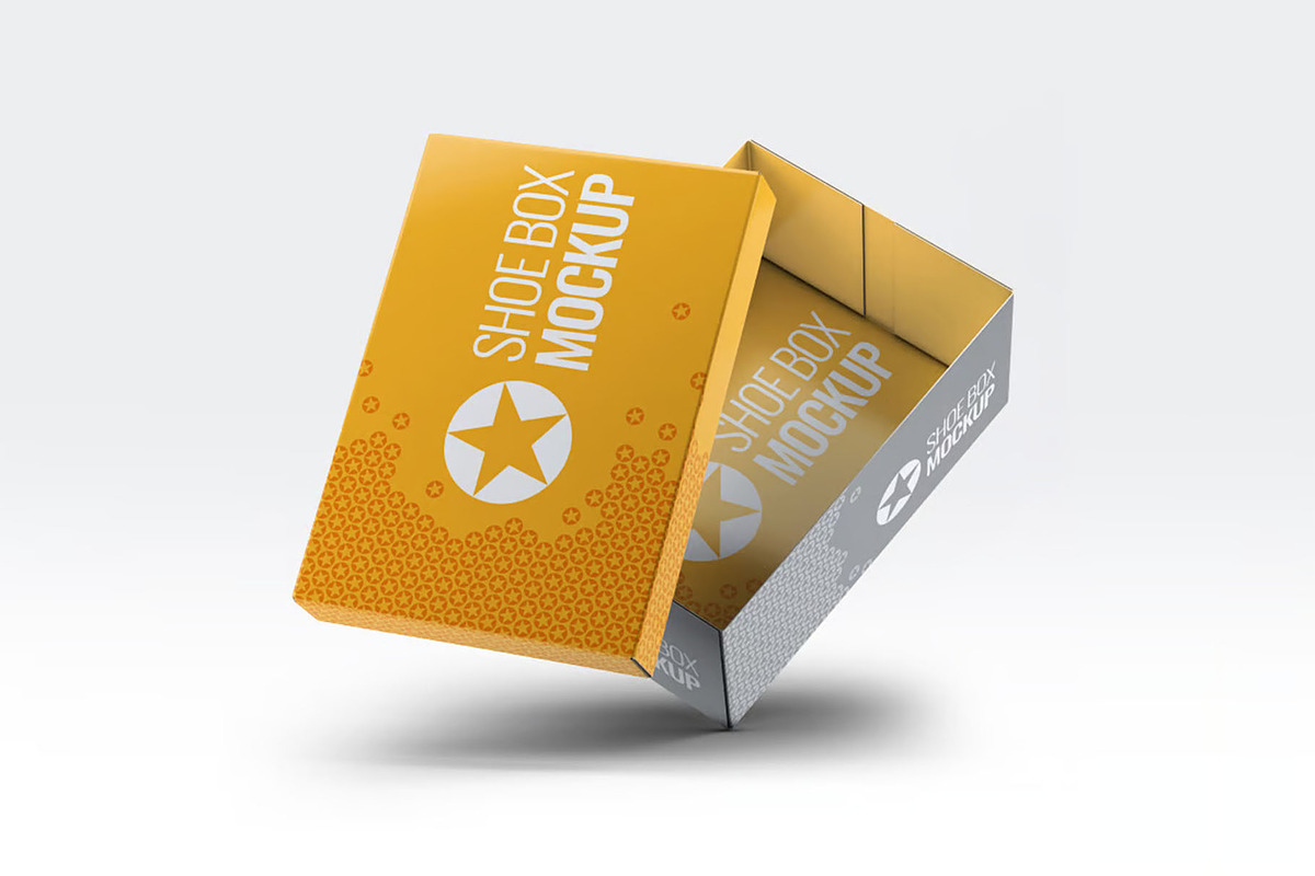 Shoe Boxes Mock-Up Bundle, a Packaging Mockup by DesignRushMarket (Photo 13 of 14)