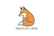 Caring Fox Mother, a Branding & Logo Template by Logocreative (Thumbnail 2 of 2)