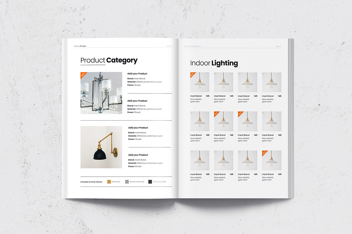 Catalog | InDesign & Ms Word, a Brochure Template by Creativity-Design (Photo 8 of 10)