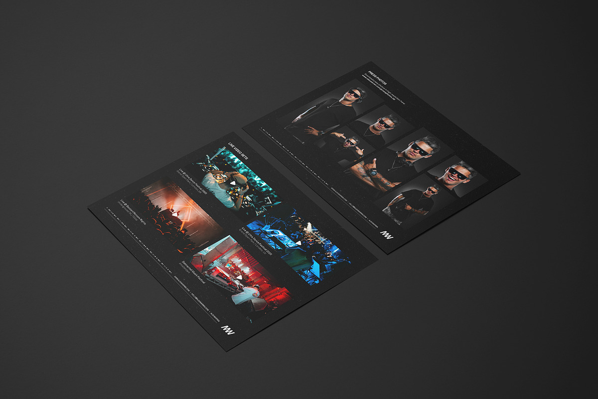 Pro DJ PressKit / EPK Template, a Resume Template by vinyljunkie (Photo 6 of 8)