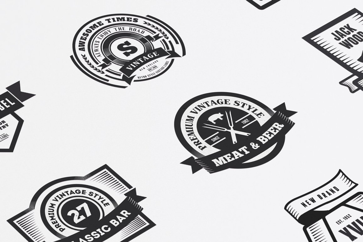 Vintage Logos Labels & Badges, a Branding & Logo Template by Design District (Photo 47 of 76)