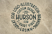 Hurson Rough - Serif, a Serif Font by Garisman Std (Thumbnail 2 of 8)