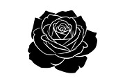 50 Black Rose Silhouette Vector Bund, an Illustration by Gaye Art (Thumbnail 8 of 51)