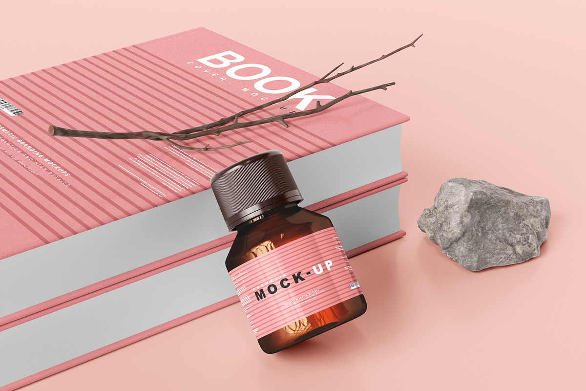 250+ Cosmetic Branding Mockup Bundle, a Cups & Container Mockup by pmvch (Photo 233 of 273)