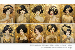 Golden Gatsby Paintings