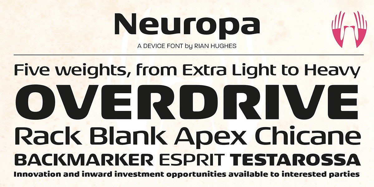 Neuropa, a Sans Serif Font by Device (Photo 2 of 6)