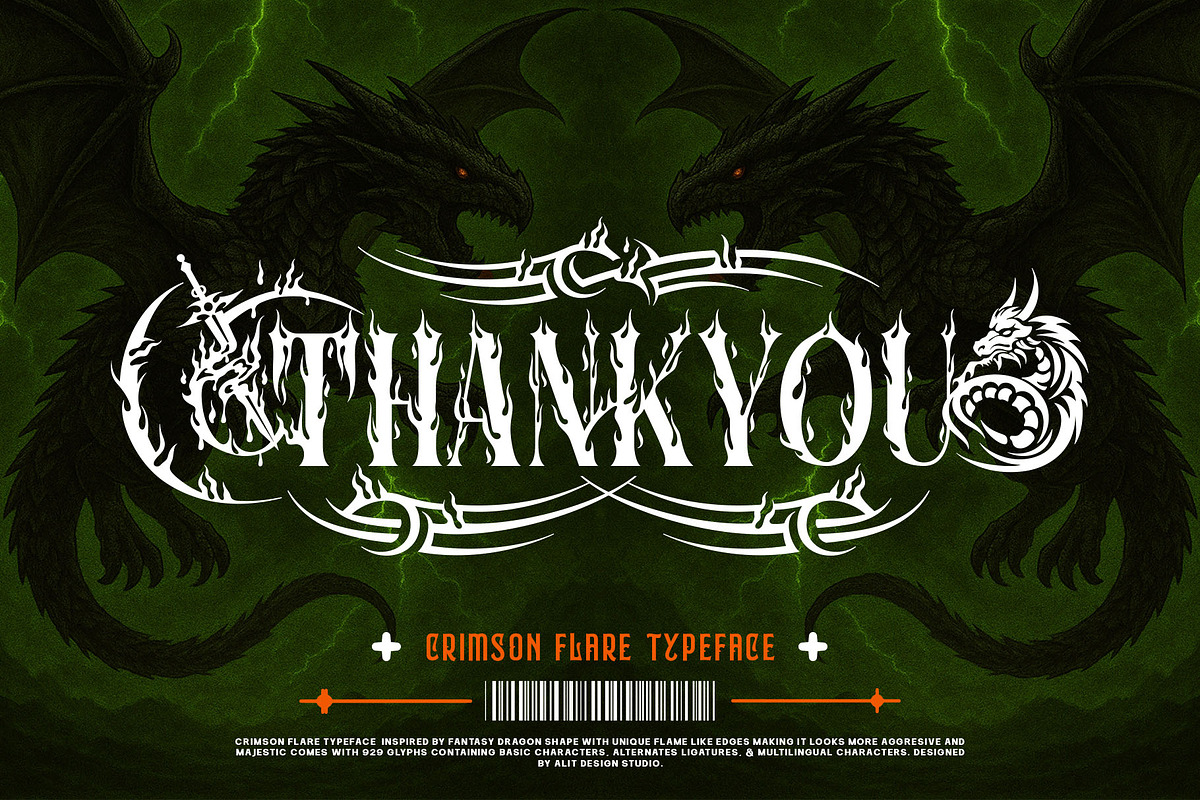Crimson Flare Typeface, a Serif Font by alit design (Photo 20 of 20)