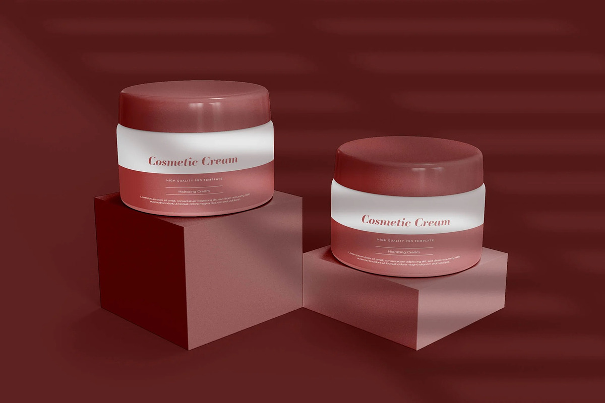 Hydrating Cream Mockup, a Packaging Mockup by skybluecreative (Photo 2 of 2)