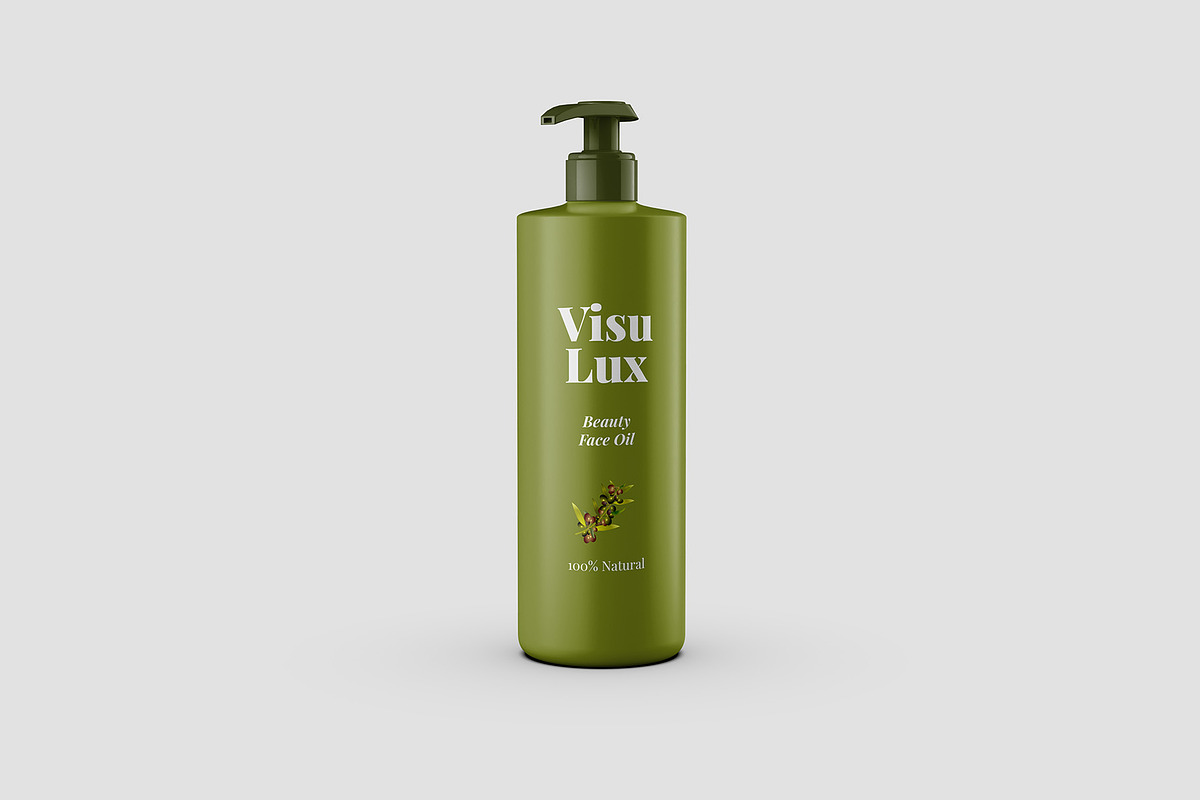 Cosmetic Pump Bottle Mockup 5 Views, a Cups & Container Mockup by Illusiongraphic (Photo 3 of 22)