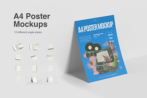A4 Poster Mockups