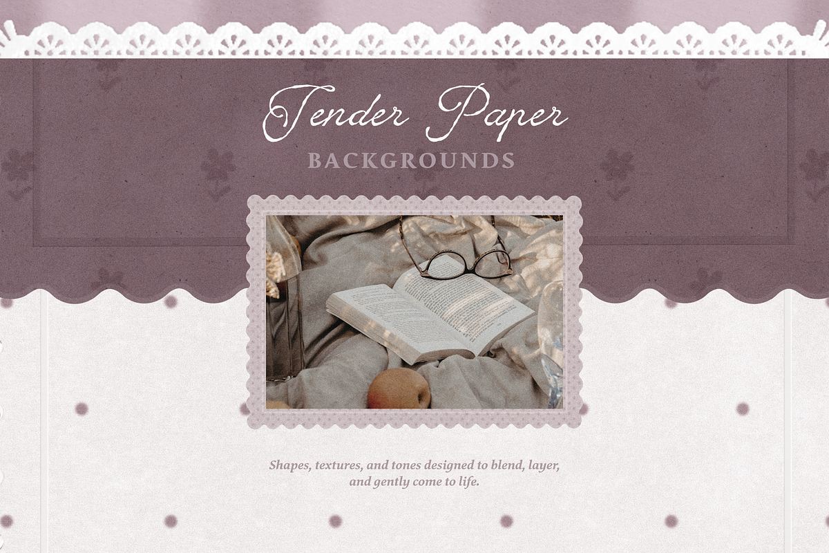 Tender Paper Backgrounds Set, a Background Graphic by Animoon (Photo 7 of 18)