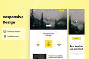 Videographer Web Design, a Wireframe Template by INSPR STD (Thumbnail 3 of 6)