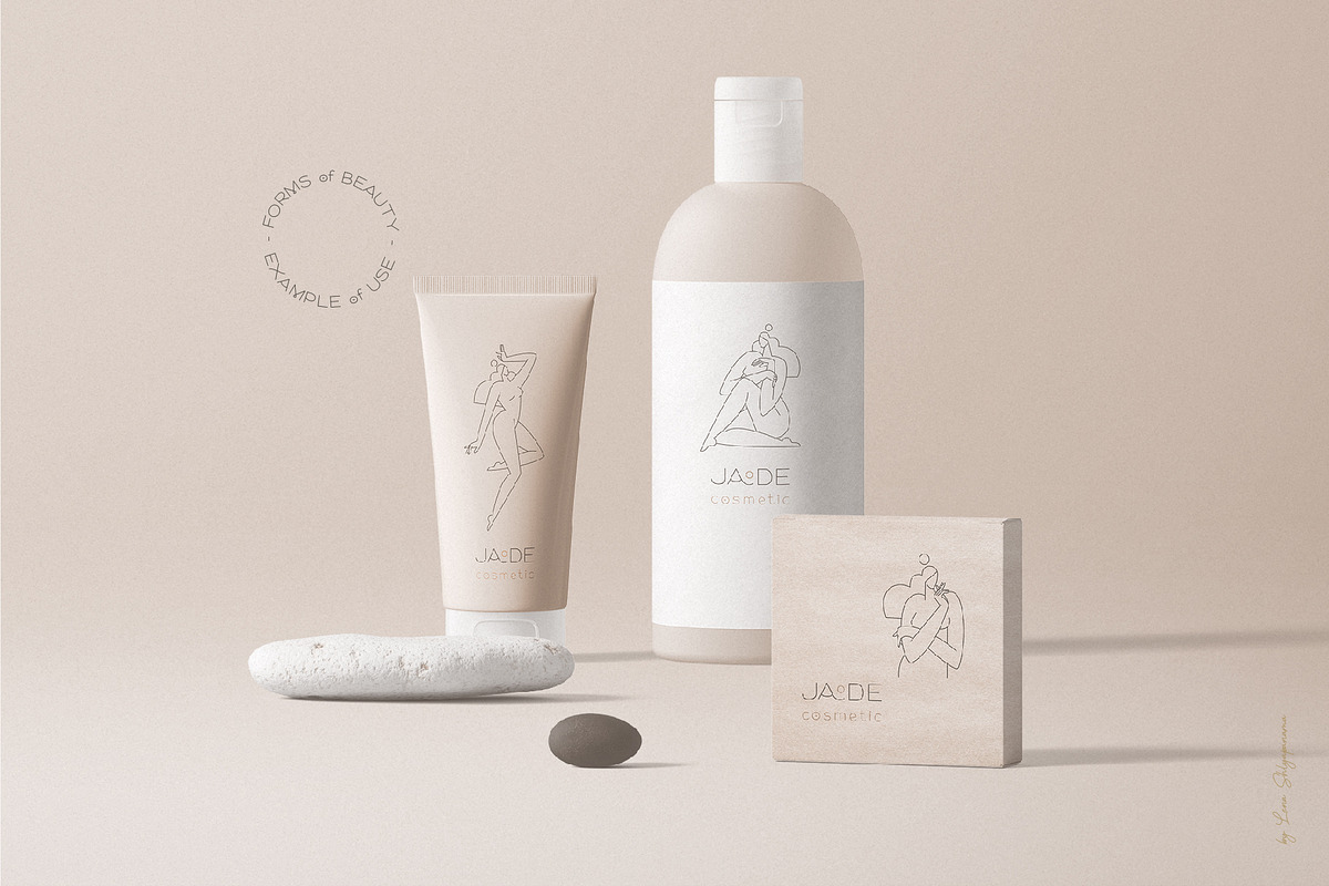 FORMS of BEAUTY Line Art Collection, a Person Illustration by Acierto Studio (Photo 5 of 19)