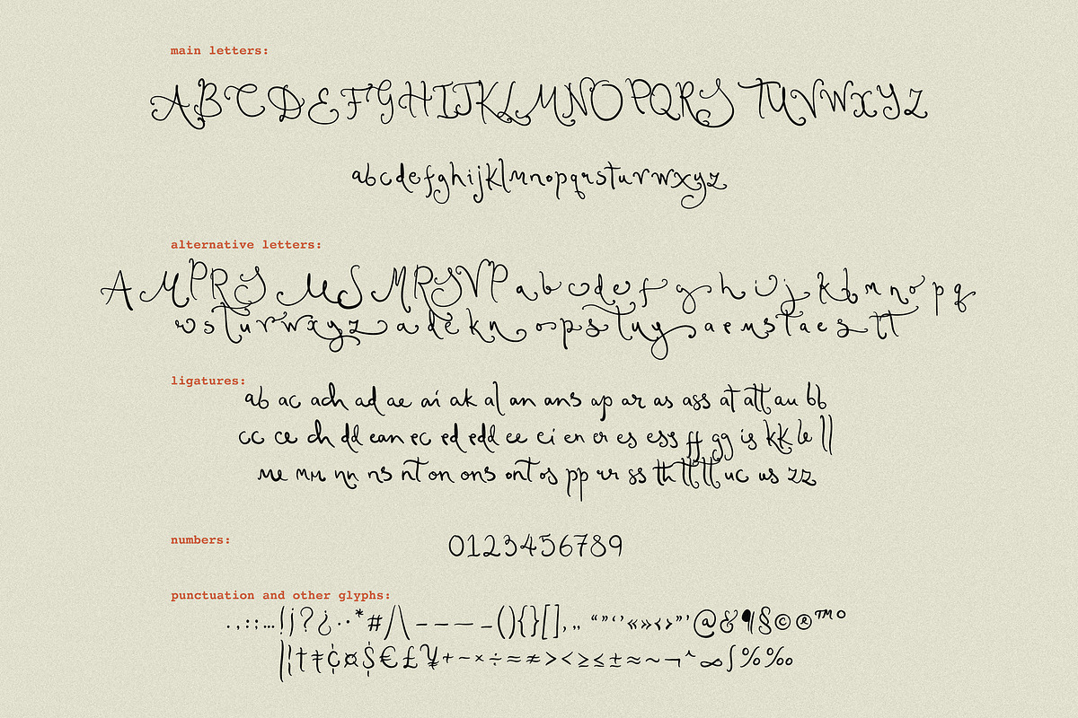 With Love, Mercy // Quirky Font, a Handwritten Font by PeachCreme (Photo 7 of 8)