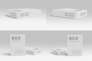 Box Mockup 8 PSD Files