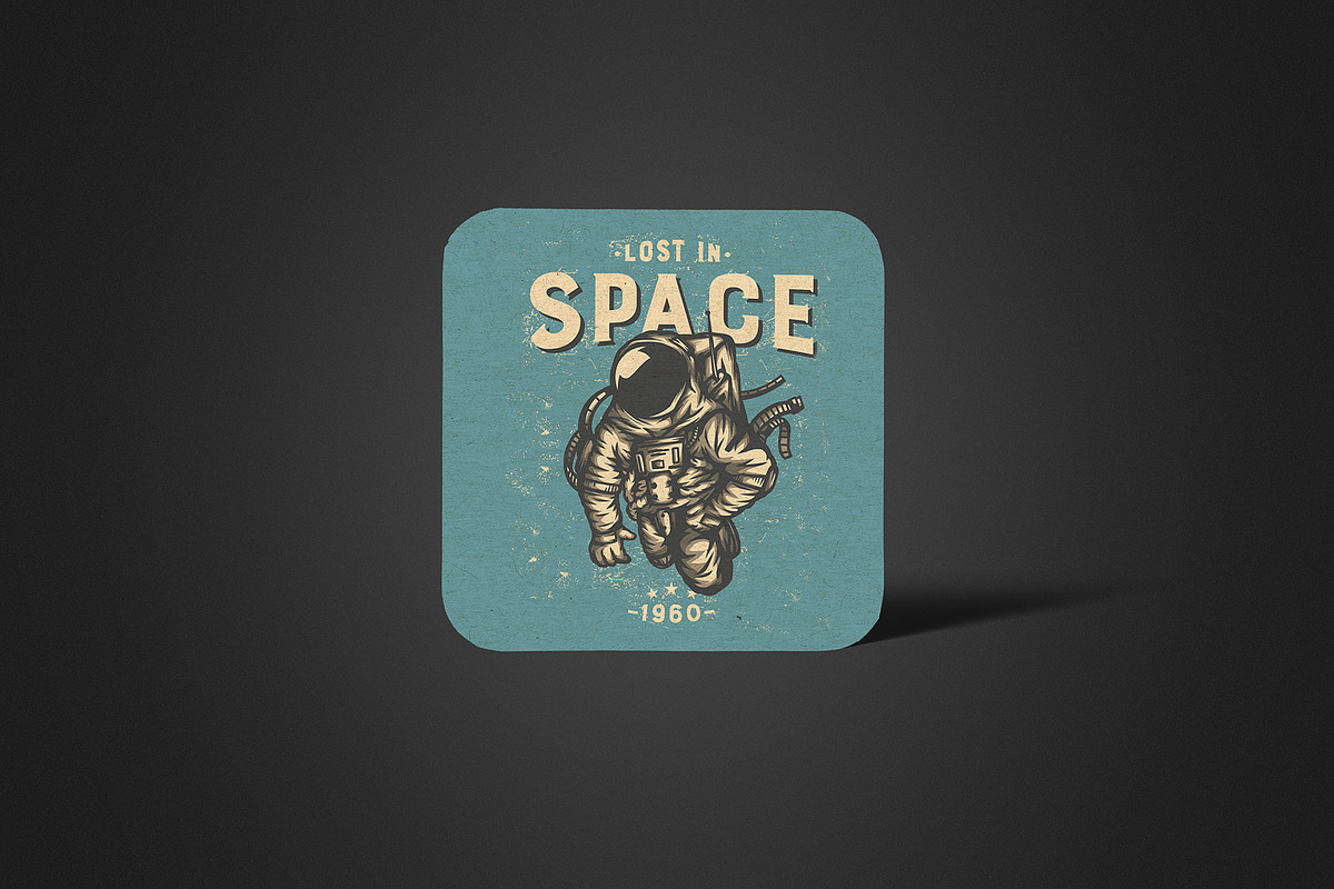 Clean Square Coaster Shadow Mockups, a Packaging Mockup by SmartDesigns (Photo 6 of 10)