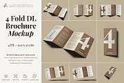 4 Fold DL Brochure Mockup - 8 Views, an Advertising Mockup by Illusiongraphic (Thumbnail 1 of 20)