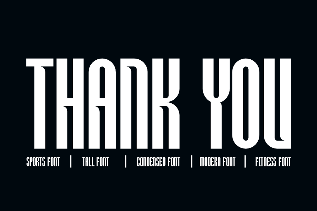 Asportong - Modern Sports Font, a Sans Serif Font by Iqsiart Studio (Photo 8 of 8)
