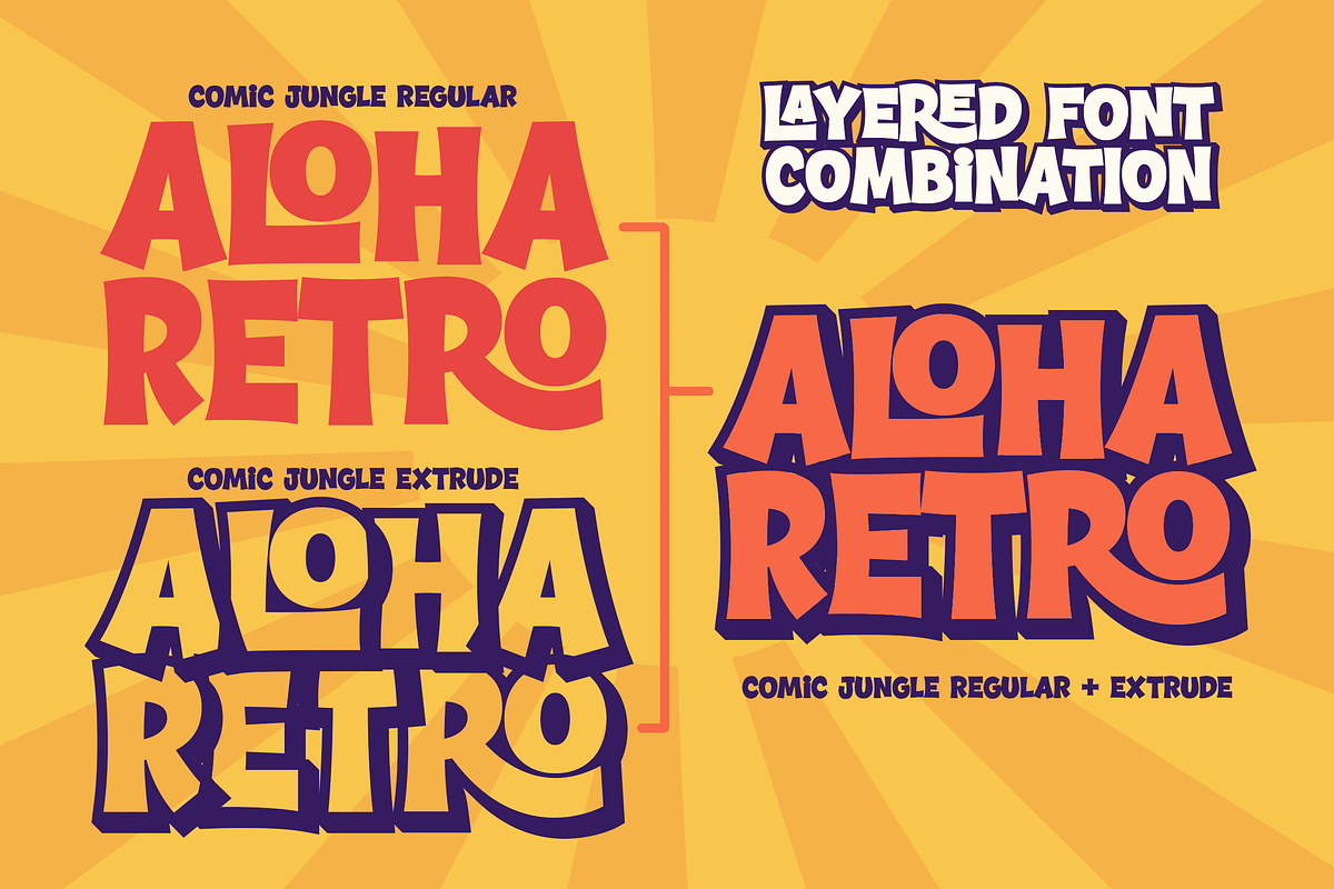 Comic jungle a playful cartoon font, a Sans Serif Font by Blankids Studio (Photo 2 of 12)
