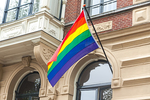The rainbow LGBT flag, an Arts & Entertainment Photo by BOOCYS