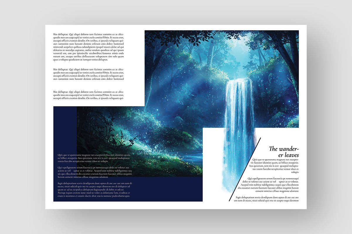 Enchanted Forest Magazine Template preview 8
