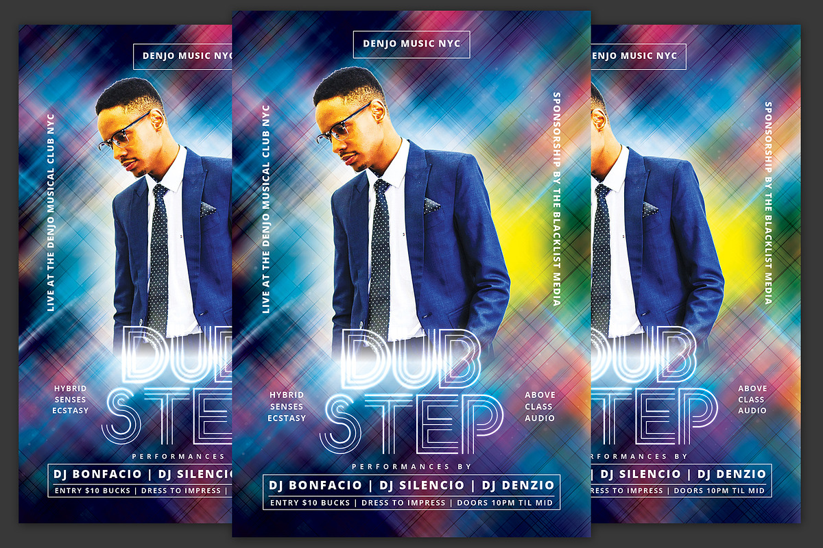 Dubstep Flyer, a Flyer Template by KiraYamato Design Studio