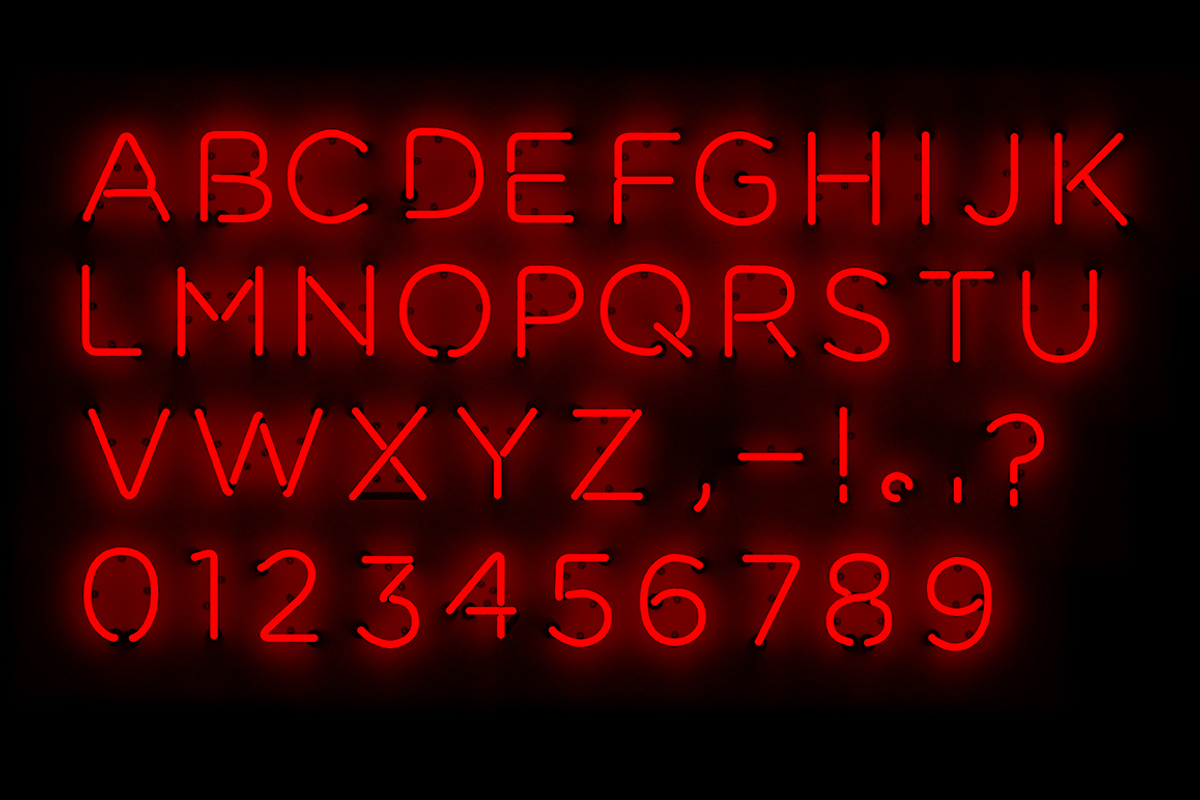 Neon Type preview 2