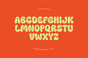 Delphine - Handwritten Bubble Font, a Handwritten Font by The Bumble Box (Thumbnail 2 of 4)