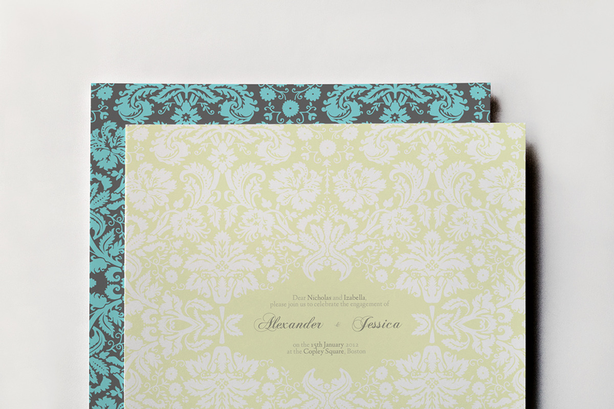 24 Vintage Wedding Invitations, an Invitation Template by Yuriy Kondratkov (Photo 5 of 5)