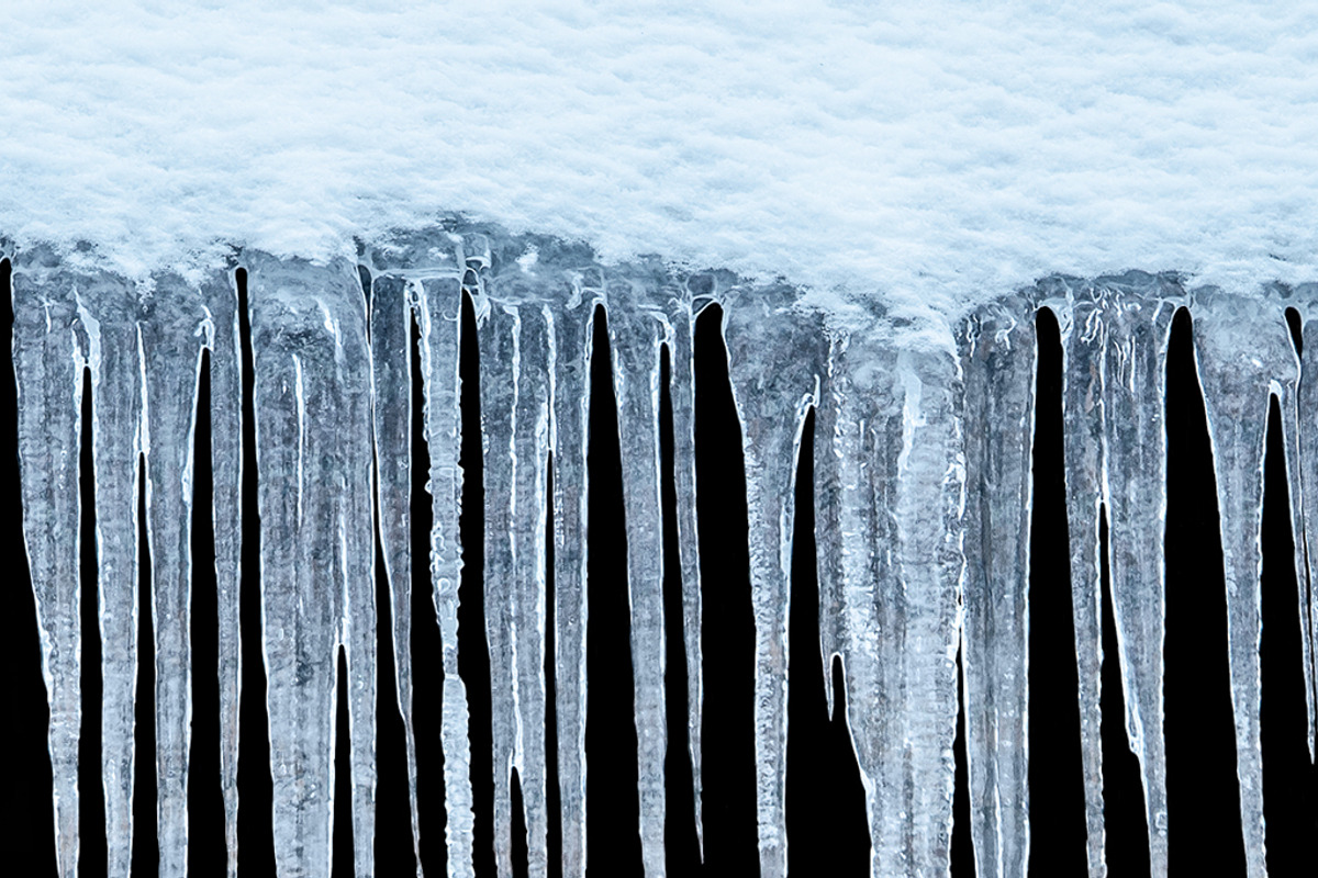 Icicles isolated from background, a Nature Photo by Countryside life (Photo 12 of 22)
