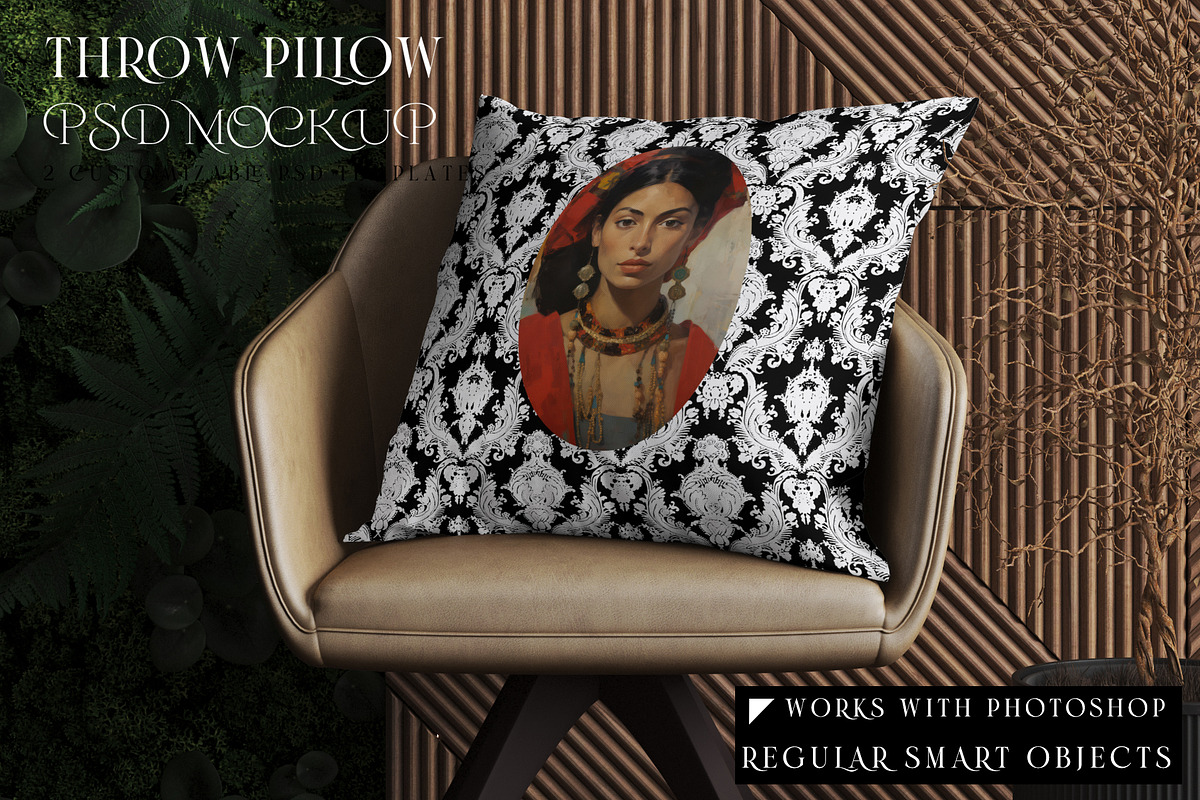Throw Pillow Mockup Set, a Household Mockup by mock-ups (Photo 1 of 14)