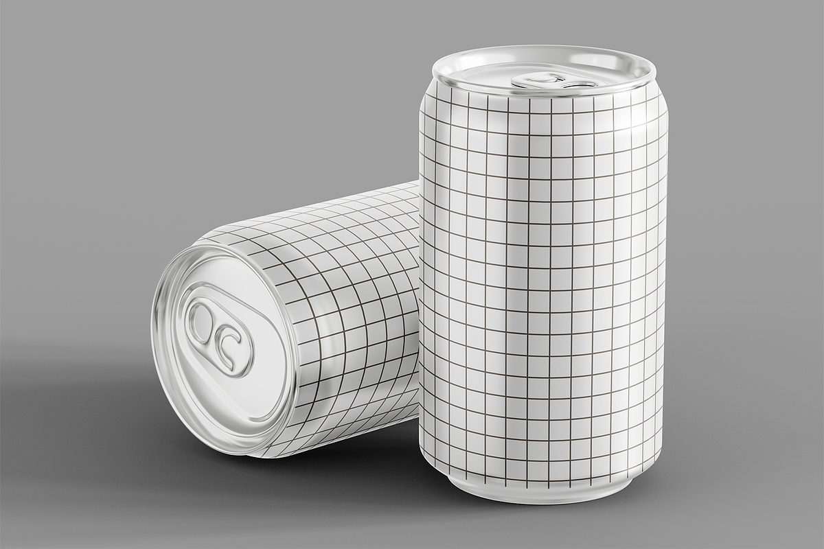 Drink Tin Can Mockup, a Packaging Mockup by Muhazdinata (Photo 2 of 8)