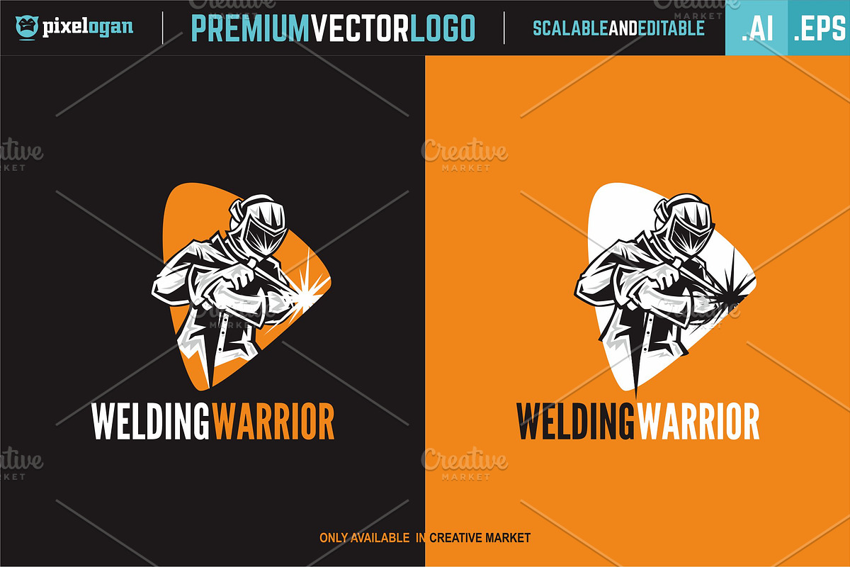 Welding Warrior Logo, a Branding & Logo Template by pixelogan (Photo 2 of 3)