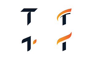 Letter T logo icon design template, a Branding & Logo Template by T.Vooka