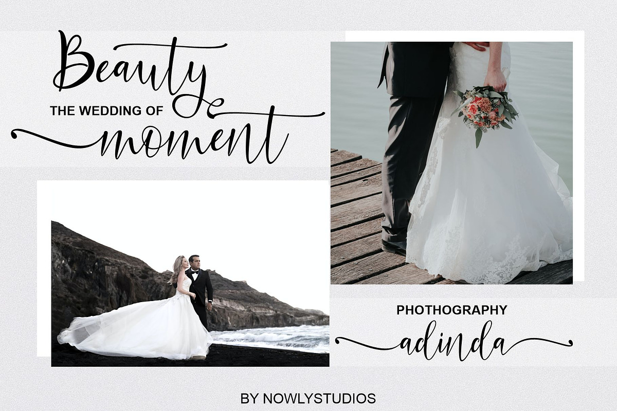 Adisha Script, a Script Font by Nowlystudios (Photo 3 of 7)