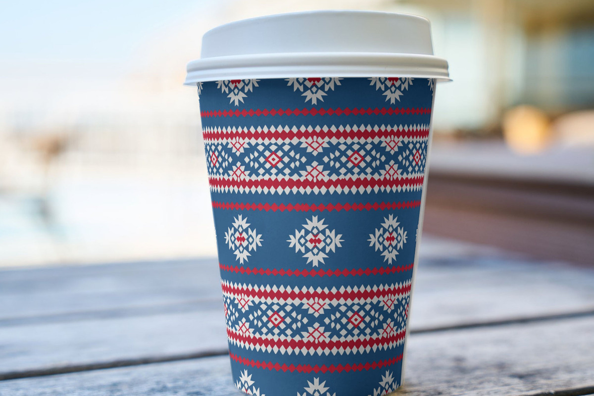Fair Isle Nordic Christmas Patterns, a Pattern Graphic by Pattern Whimsy (Photo 8 of 8)